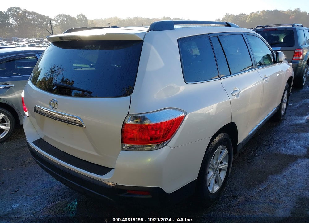 2012 TOYOTA HIGHLANDER SE V6 VIN: 5TDZK3EH6CS051523
