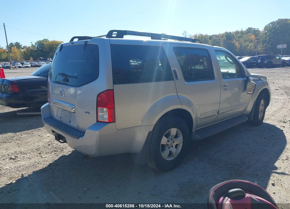 2006 NISSAN PATHFINDER VIN: 5N1AR18WX6C627624