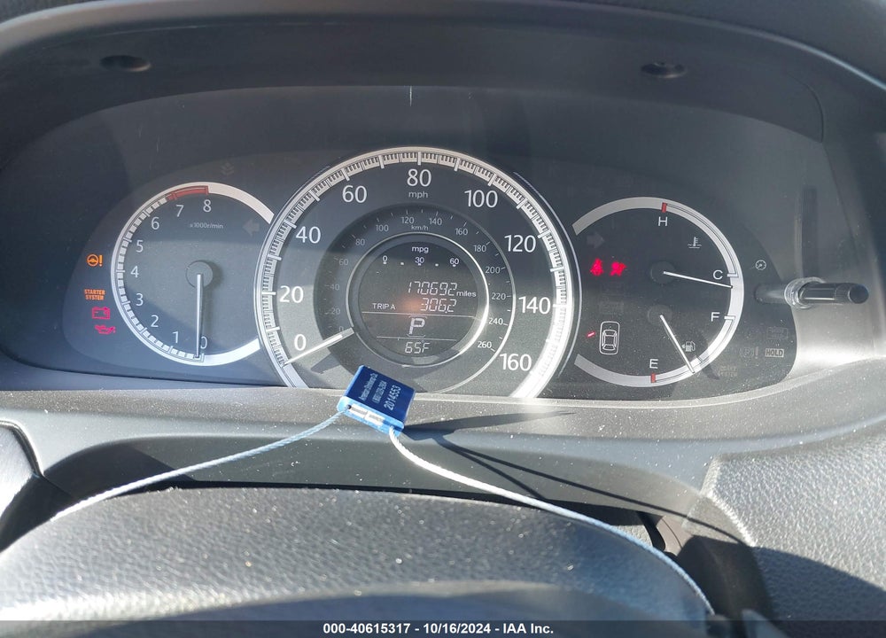 2013 HONDA ACCORD EX-L V-6 VIN: 1HGCR3F81DA047606