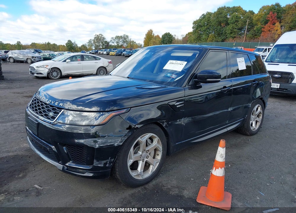 2019 LAND ROVER RANGE ROVER SPORT HSE VIN: SALWR2RV1KA820586