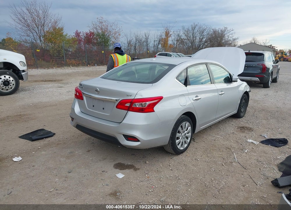 2017 NISSAN SENTRA SV VIN: 3N1AB7AP4HL660045