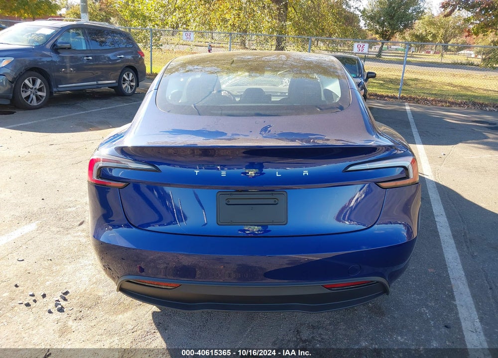2024 TESLA MODEL 3 REAR-WHEEL DRIVE VIN: 5YJ3E1EA9RF869006