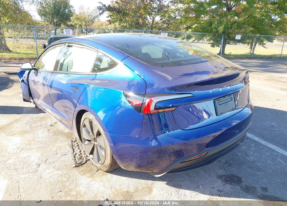 2024 TESLA MODEL 3 REAR-WHEEL DRIVE VIN: 5YJ3E1EA9RF869006