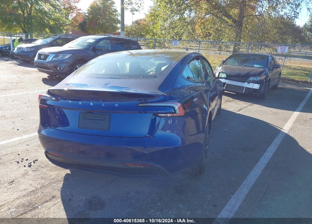 2024 TESLA MODEL 3 REAR-WHEEL DRIVE VIN: 5YJ3E1EA9RF869006