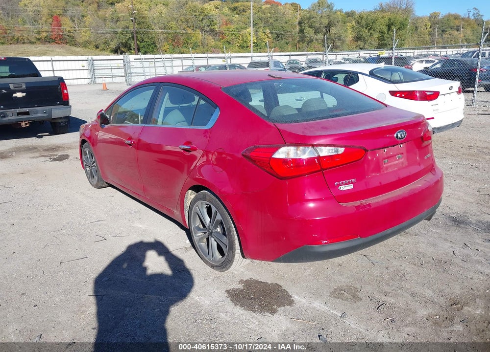2015 KIA FORTE EX VIN: KNAFX4A89F5334991