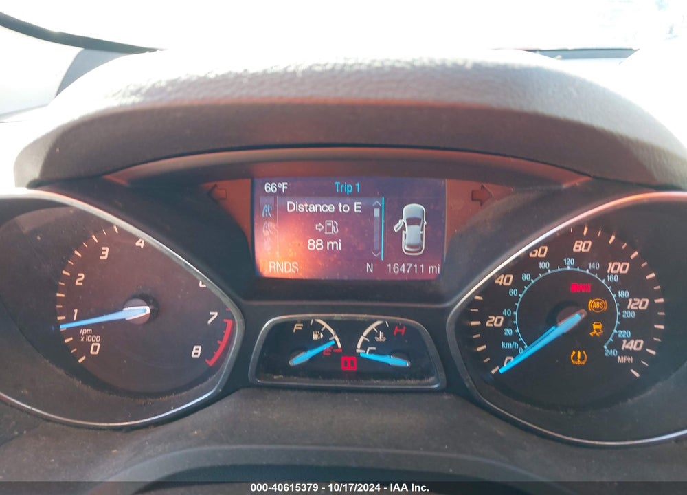 2013 FORD ESCAPE S VIN: 1FMCU0F71DUD22520