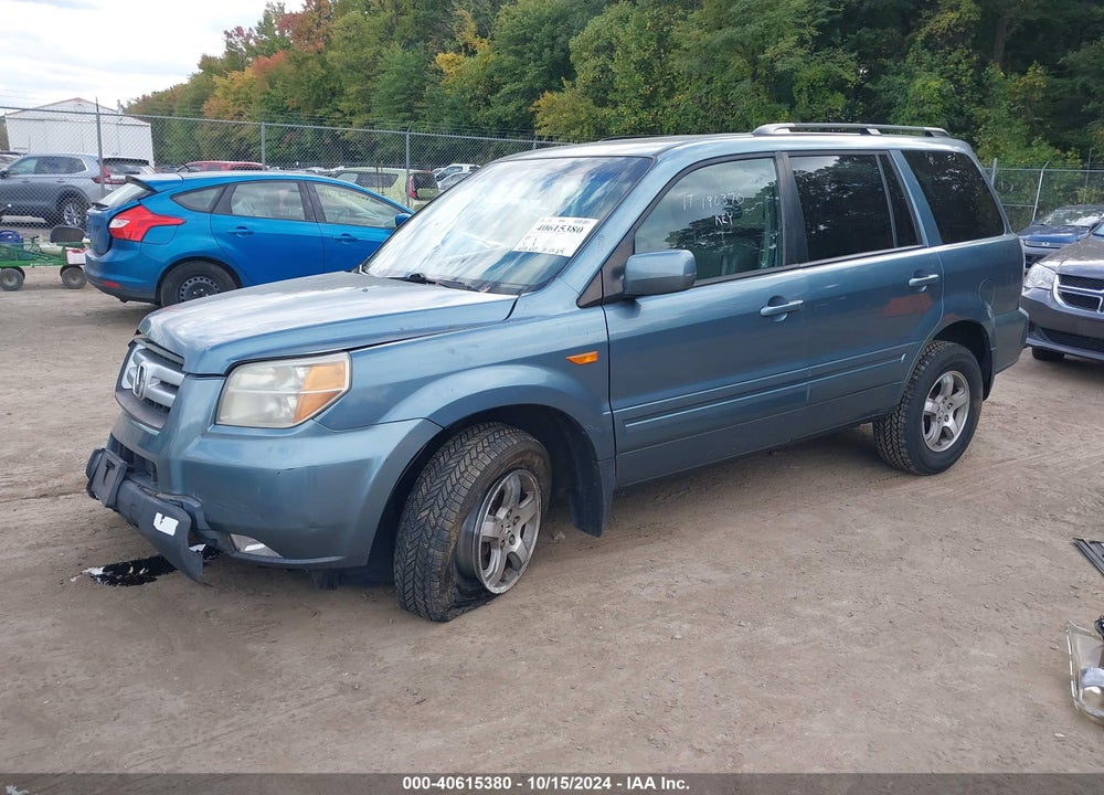 2006 HONDA PILOT EX-L VIN: 5FNYF18686B028848