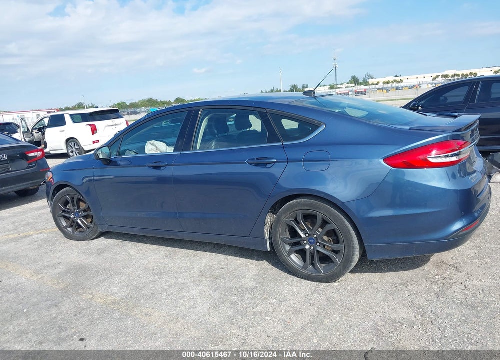 2018 FORD FUSION SE VIN: 3FA6P0HD4JR259661