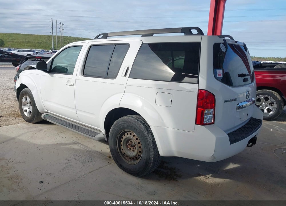 2008 NISSAN PATHFINDER S VIN: 5N1AR18U28C645858