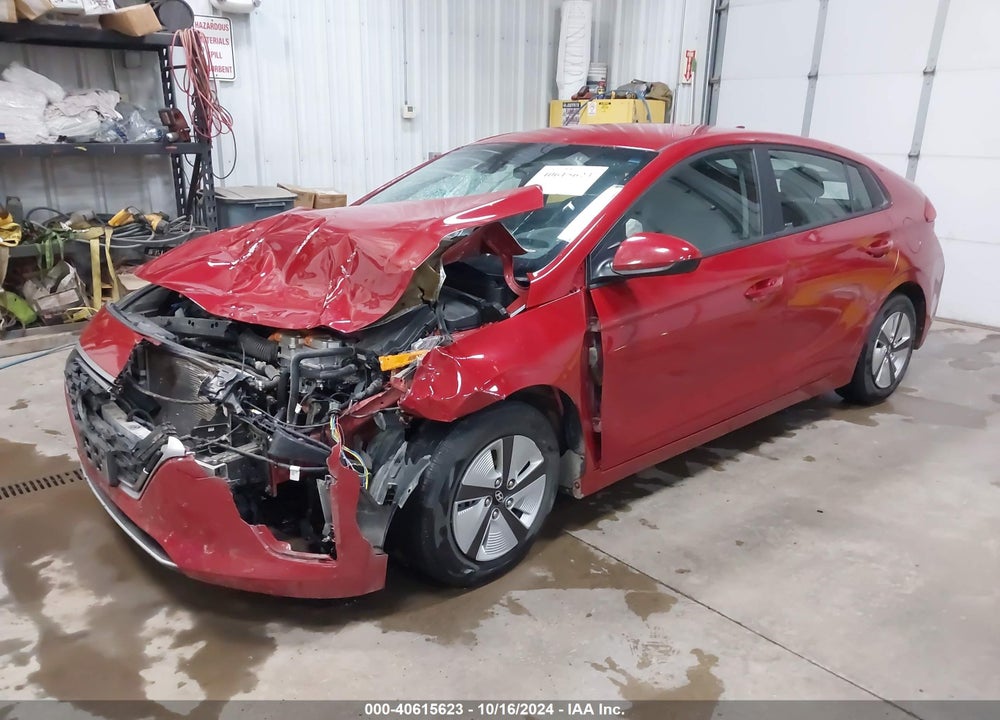 2022 HYUNDAI IONIQ HYBRID BLUE VIN: KMHC65LC6NU284874