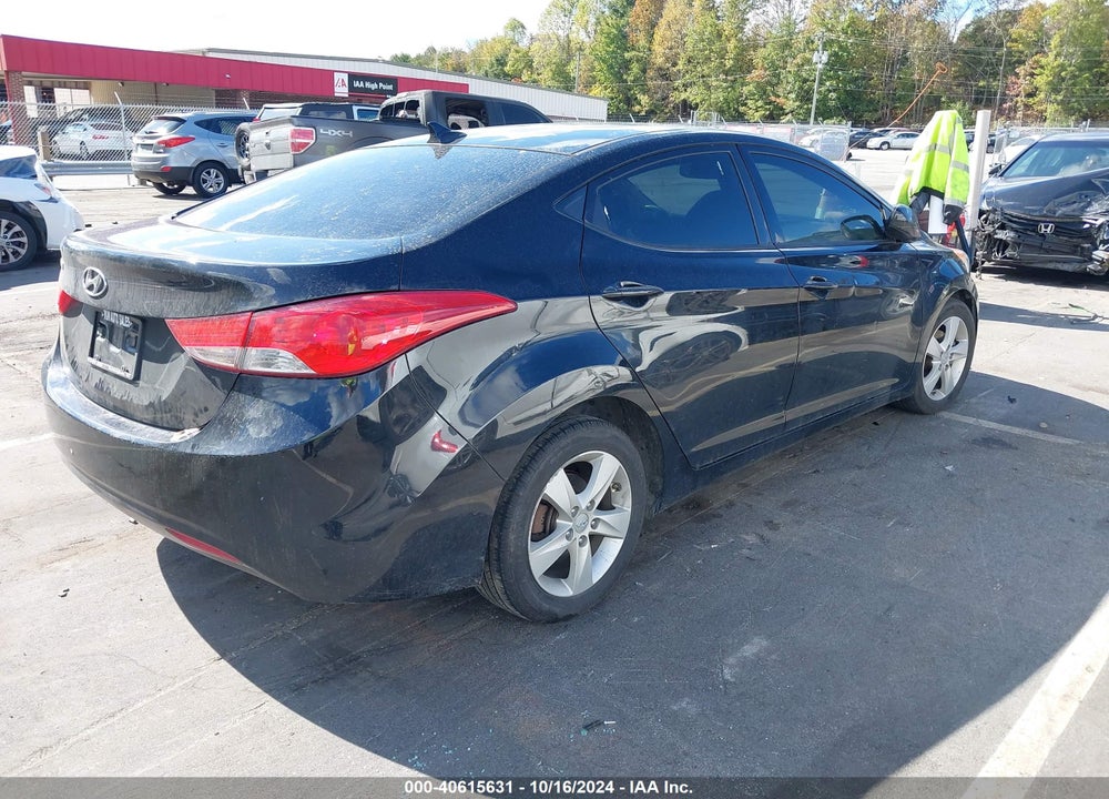 2013 HYUNDAI ELANTRA GLS VIN: 5NPDH4AE5DH231030
