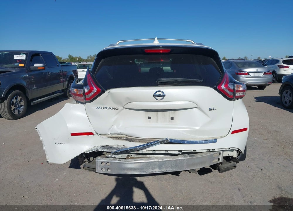 2017 NISSAN MURANO SL VIN: 5N1AZ2MG4HN162415
