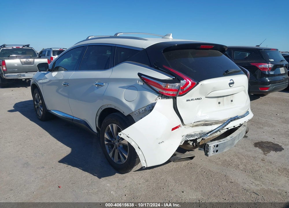 2017 NISSAN MURANO SL VIN: 5N1AZ2MG4HN162415