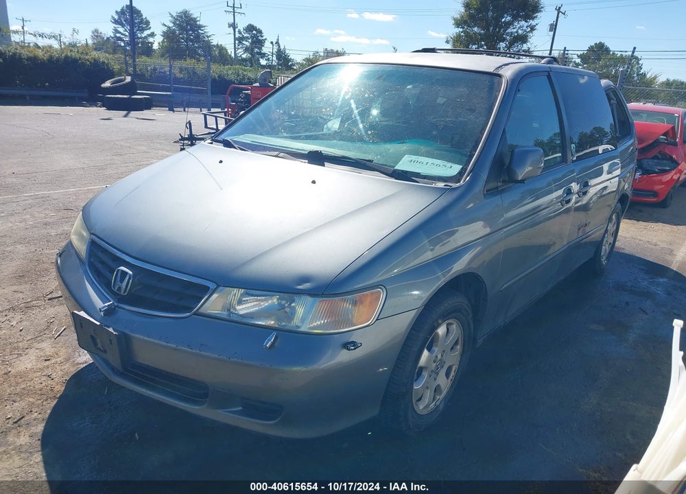 2002 HONDA ODYSSEY EX VIN: 2HKRL18662H539256