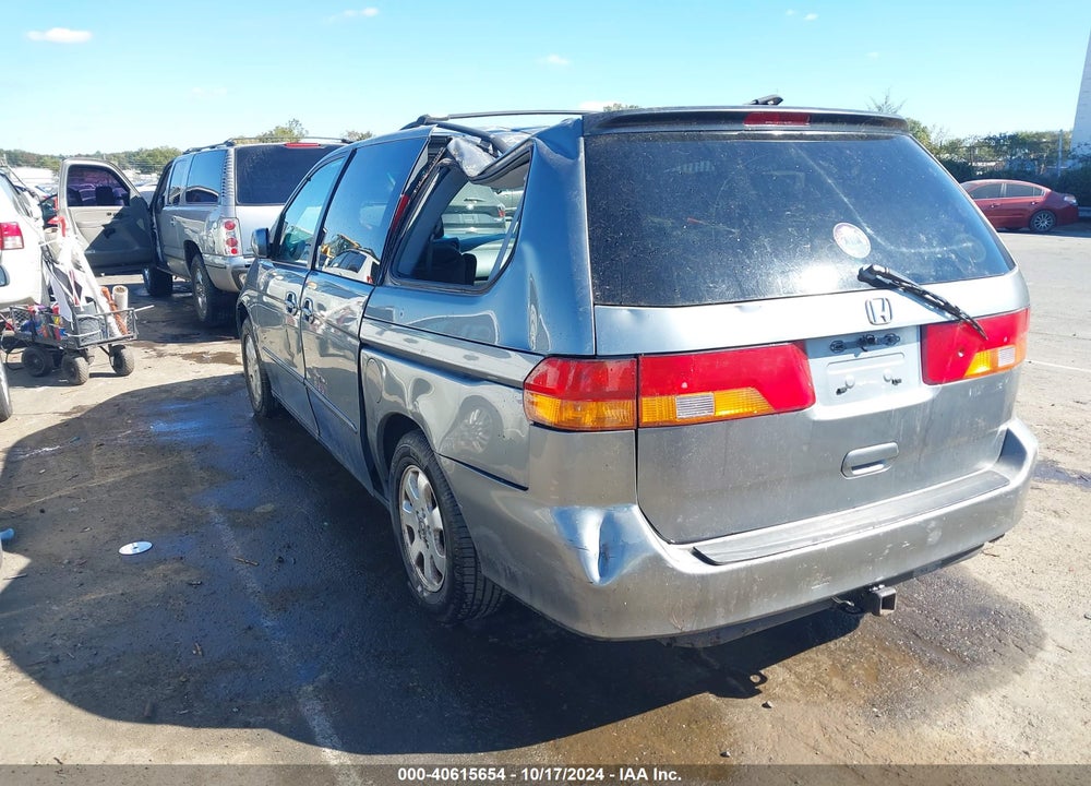 2002 HONDA ODYSSEY EX VIN: 2HKRL18662H539256