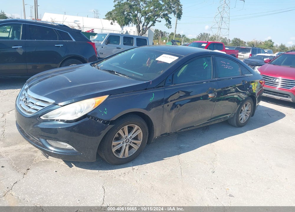 2013 HYUNDAI SONATA GLS VIN: 5NPEB4ACXDH792392