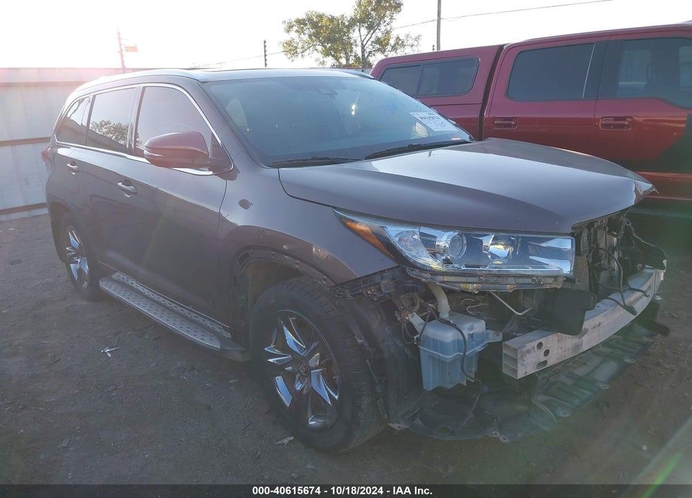 2019 TOYOTA HIGHLANDER LIMITED/PLATINUM VIN: 5TDDZRFH2KS953026