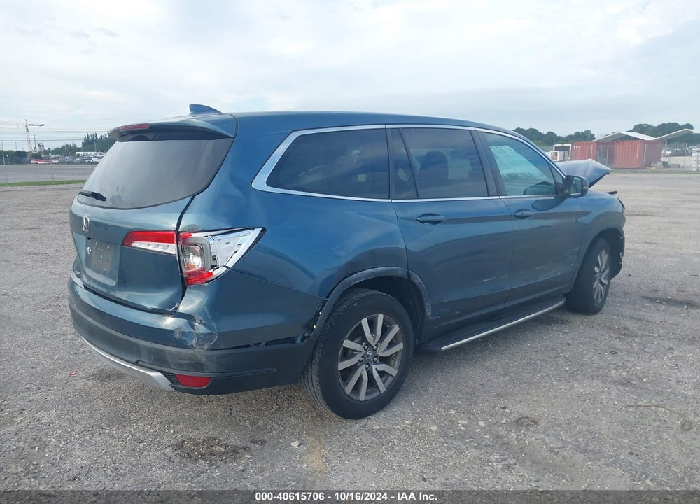 2021 HONDA PILOT 2WD EX-L VIN: 5FNYF5H56MB025488
