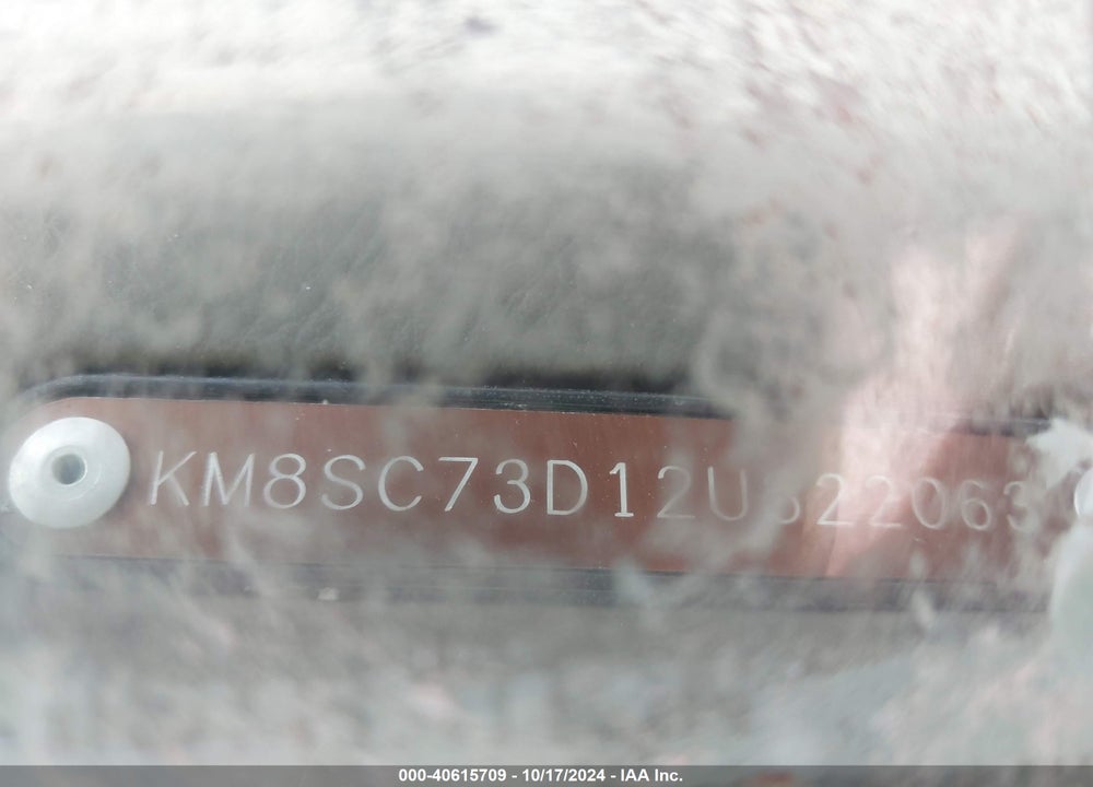 2002 HYUNDAI SANTA FE GLS/LX VIN: KM8SC73D12U322063