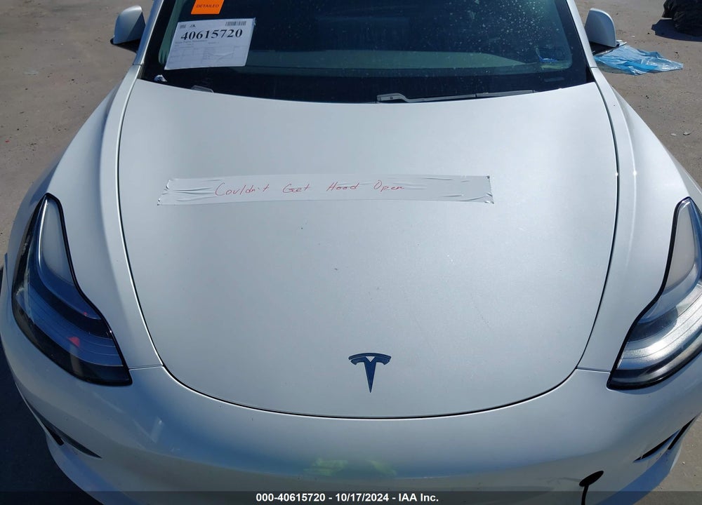 2021 TESLA MODEL 3 STANDARD RANGE PLUS REAR-WHEEL DRIVE VIN: 5YJ3E1EA6MF854181
