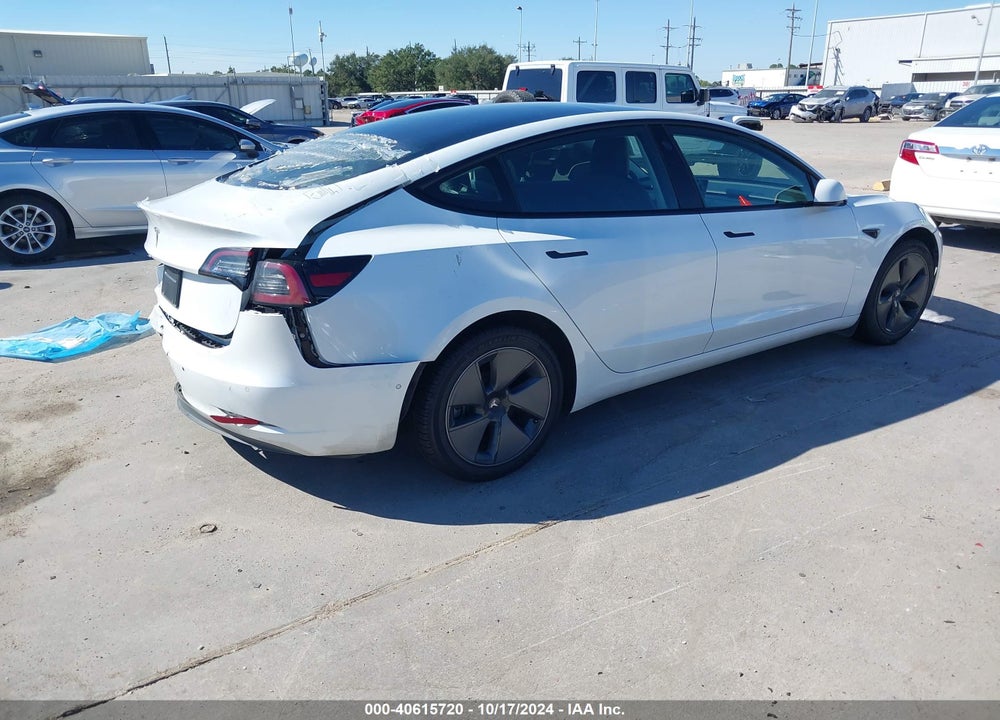 2021 TESLA MODEL 3 STANDARD RANGE PLUS REAR-WHEEL DRIVE VIN: 5YJ3E1EA6MF854181