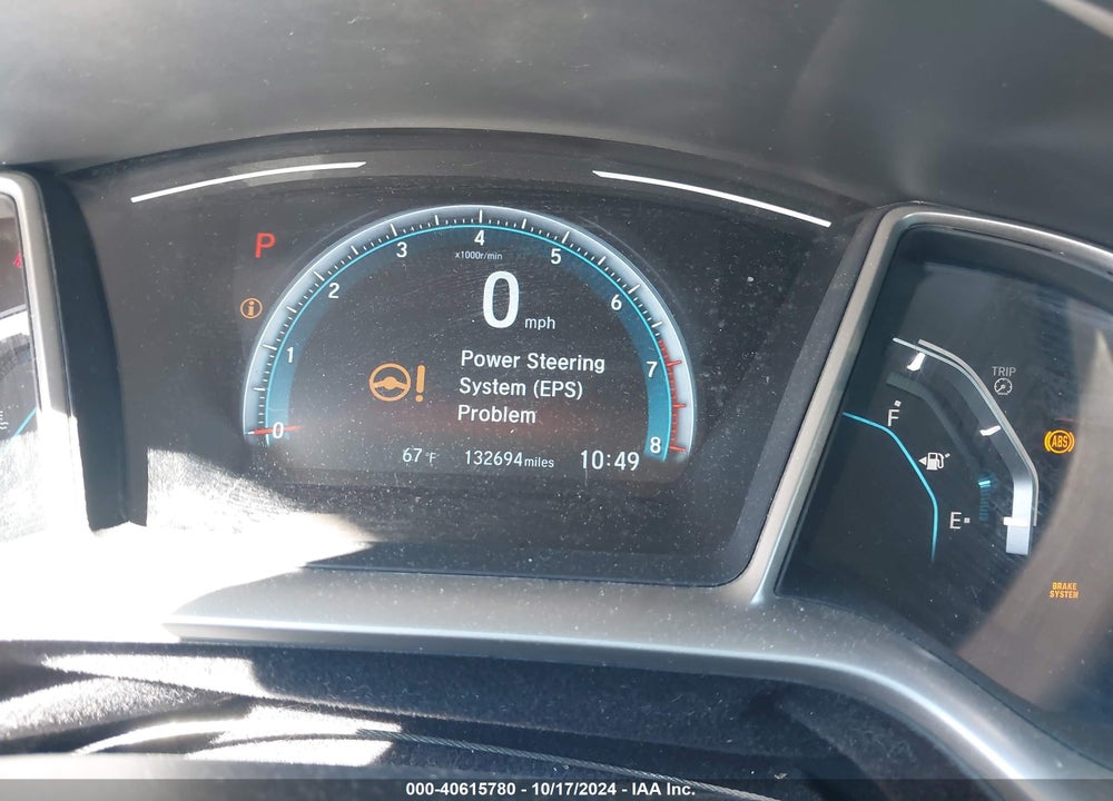 2017 HONDA CIVIC EX VIN: 19XFC2F79HE007422
