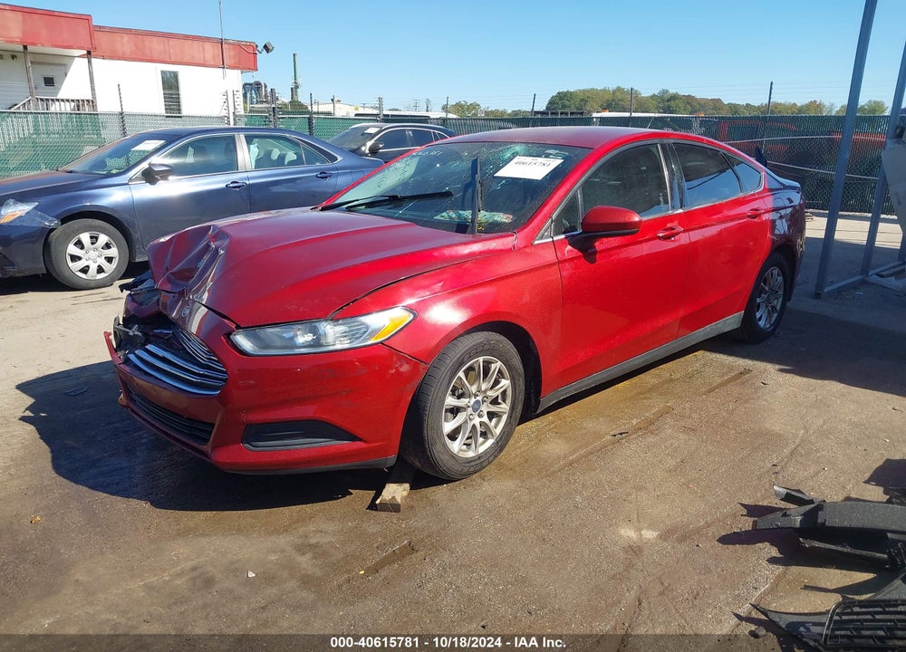 2016 FORD FUSION S VIN: 1FA6P0G76G5120185