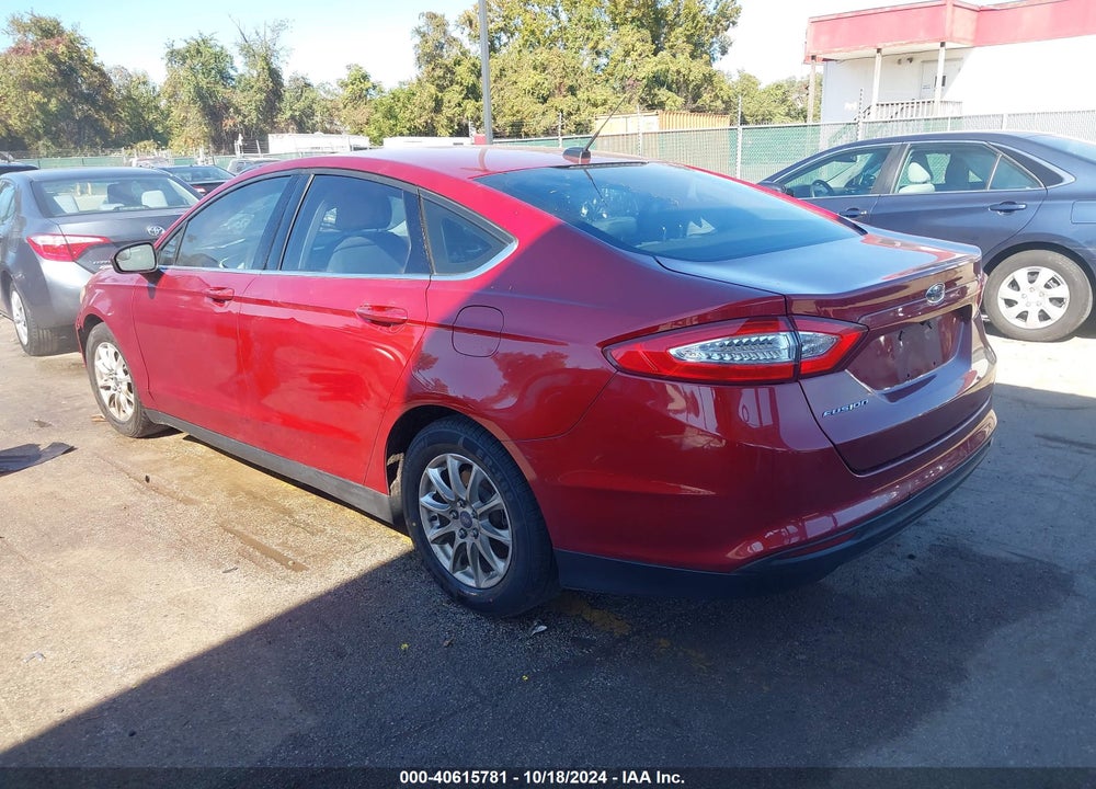 2016 FORD FUSION S VIN: 1FA6P0G76G5120185