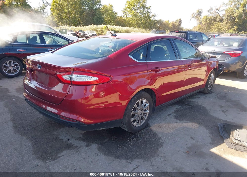 2016 FORD FUSION S VIN: 1FA6P0G76G5120185