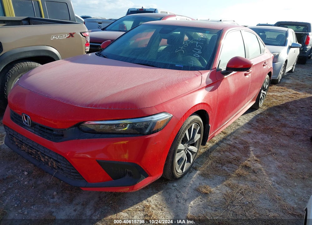 2022 HONDA CIVIC EX VIN: 2HGFE1F7XNH306472