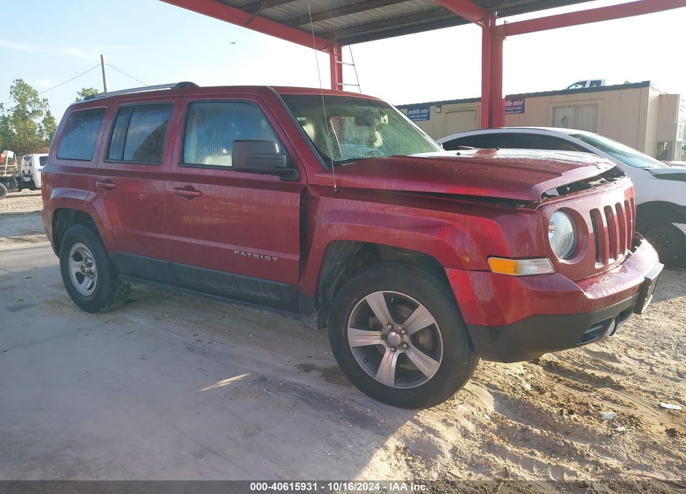 2016 JEEP PATRIOT HIGH ALTITUDE EDITION VIN: 1C4NJRFB3GD734117