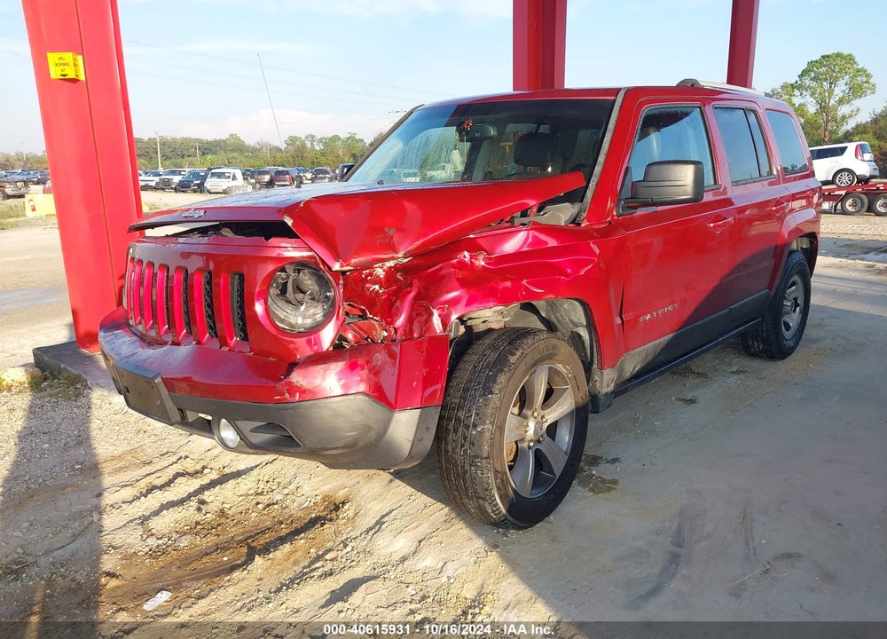 2016 JEEP PATRIOT HIGH ALTITUDE EDITION VIN: 1C4NJRFB3GD734117