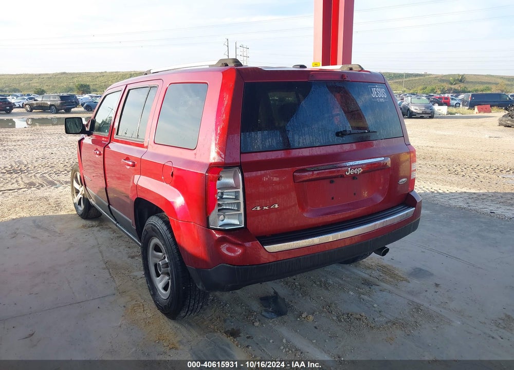 2016 JEEP PATRIOT HIGH ALTITUDE EDITION VIN: 1C4NJRFB3GD734117