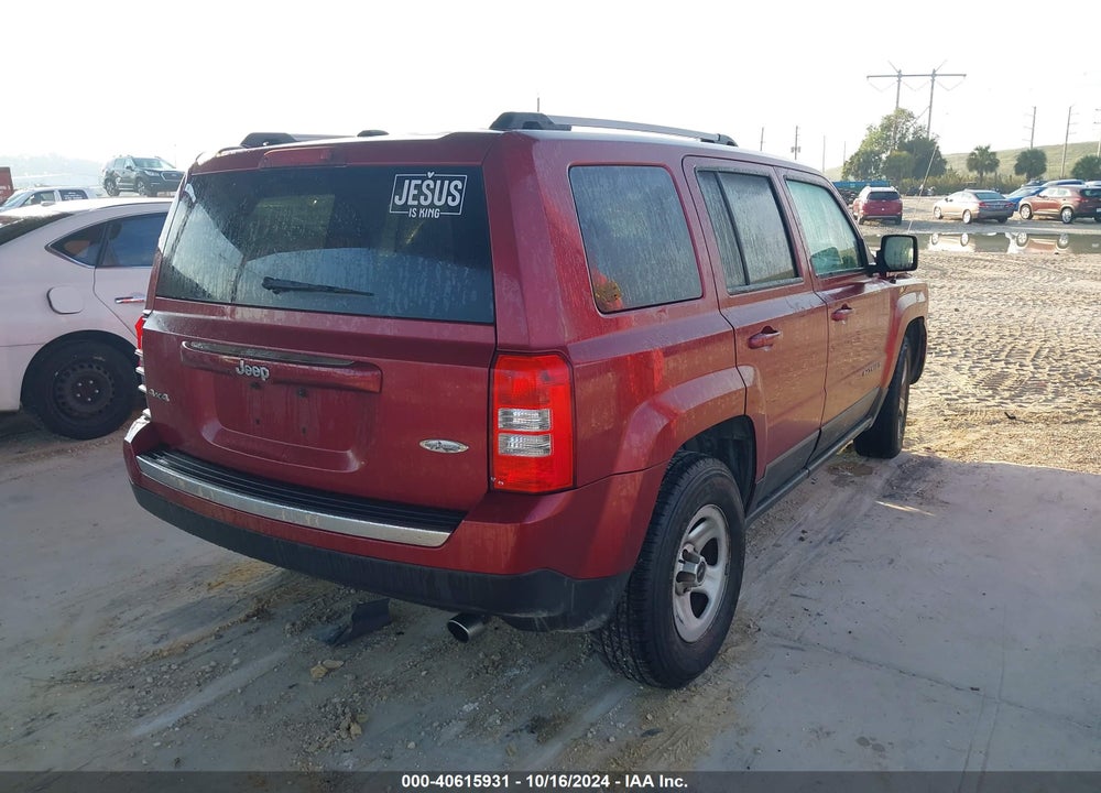 2016 JEEP PATRIOT HIGH ALTITUDE EDITION VIN: 1C4NJRFB3GD734117