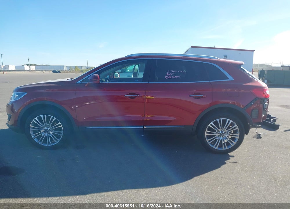 2017 LINCOLN MKX RESERVE VIN: 2LMPJ8LR8HBL49177