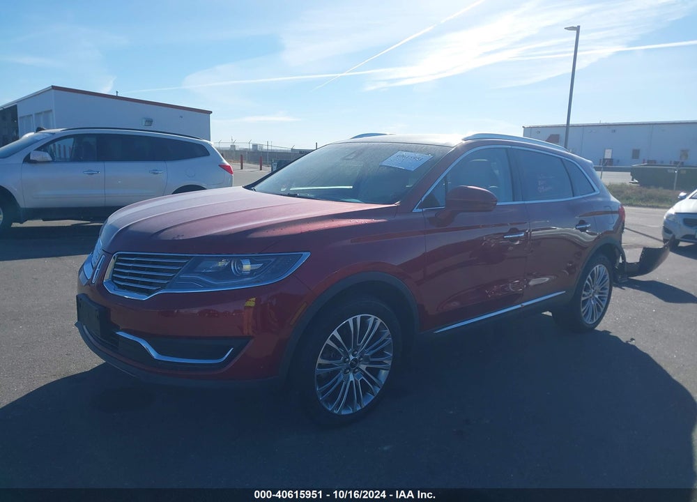 2017 LINCOLN MKX RESERVE VIN: 2LMPJ8LR8HBL49177