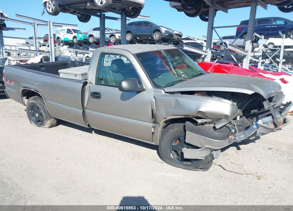 2003 CHEVROLET SILVERADO 1500 WORK TRUCK VIN: 1GCEK14V73Z201390