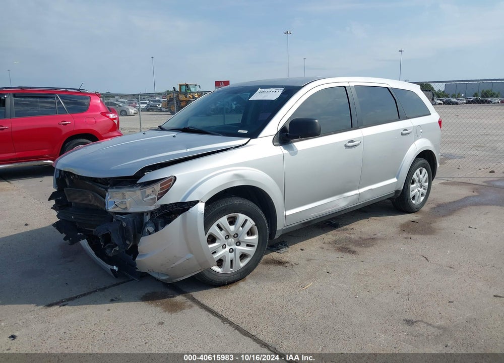 2014 DODGE JOURNEY AMERICAN VALUE PKG VIN: 3C4PDCAB8ET134057