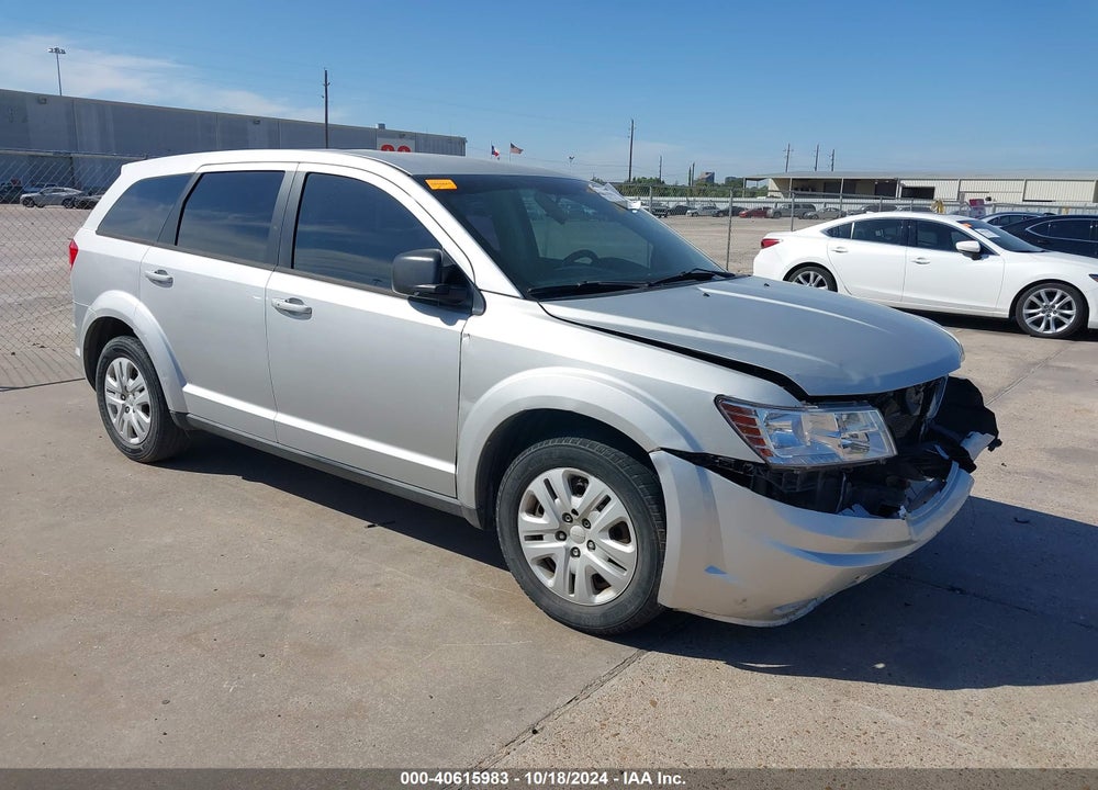 2014 DODGE JOURNEY AMERICAN VALUE PKG VIN: 3C4PDCAB8ET134057