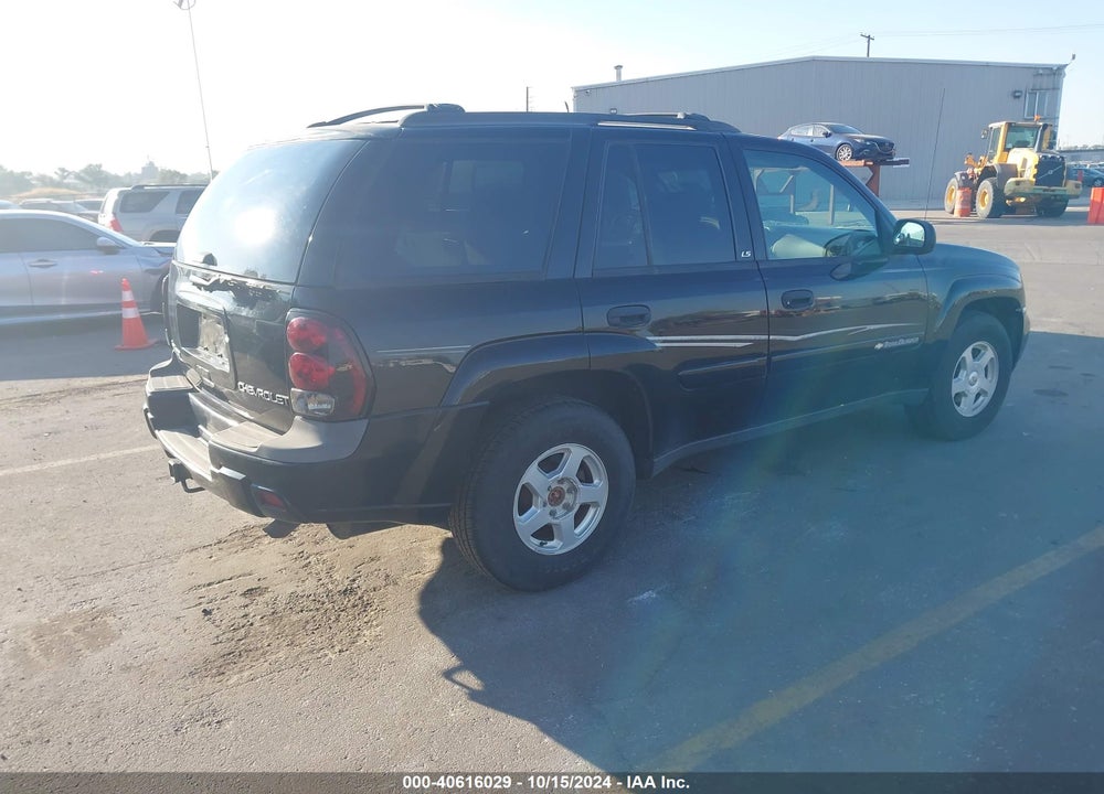 2002 CHEVROLET TRAILBLAZER LS VIN: 1GNDS13SX22338177