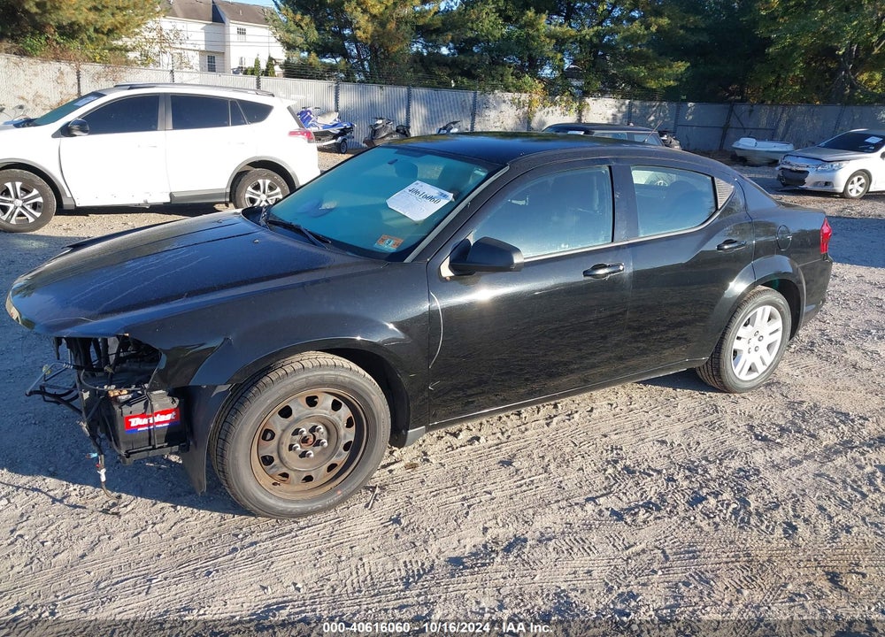 2013 DODGE AVENGER SE V6 VIN: 1C3CDZAG8DN748574