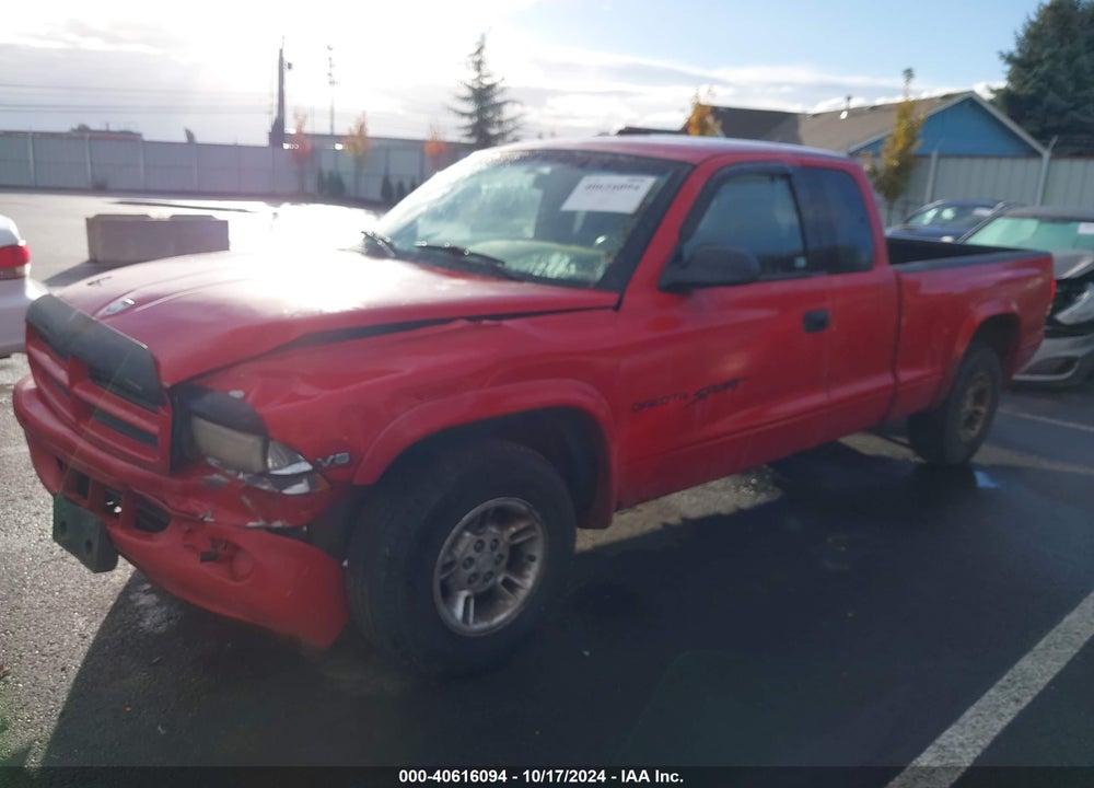 1997 DODGE DAKOTA SLT/SPORT VIN: 1B7GL23Y4VS287518