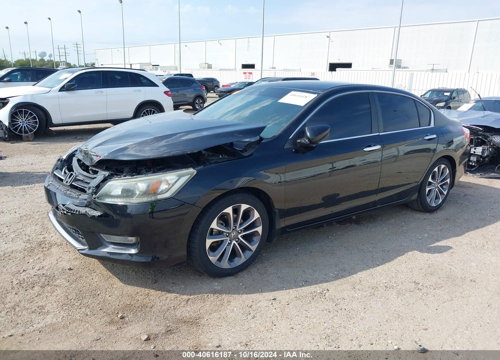 2013 HONDA ACCORD SPORT VIN: 1HGCR2F55DA265936
