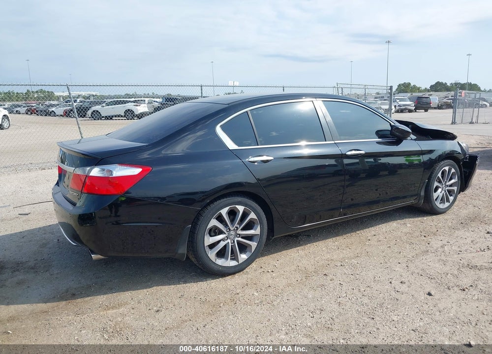 2013 HONDA ACCORD SPORT VIN: 1HGCR2F55DA265936
