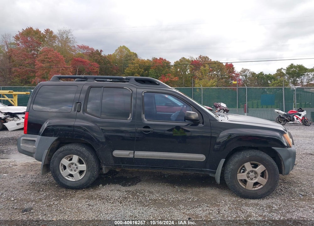 2005 NISSAN XTERRA S VIN: 5N1AN08U15C625330