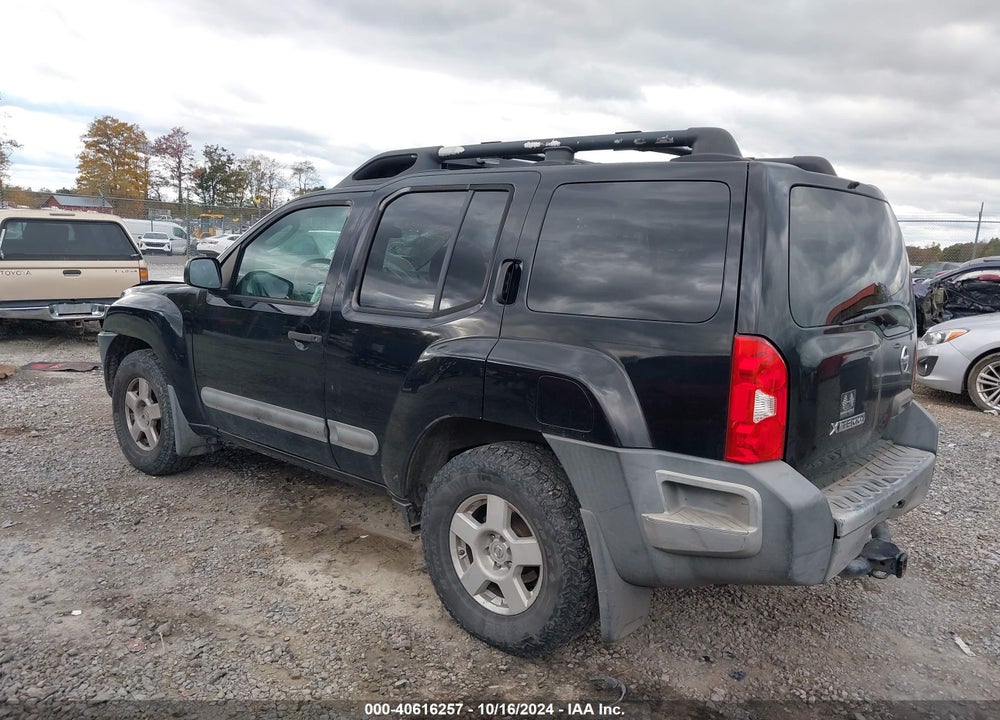 2005 NISSAN XTERRA S VIN: 5N1AN08U15C625330