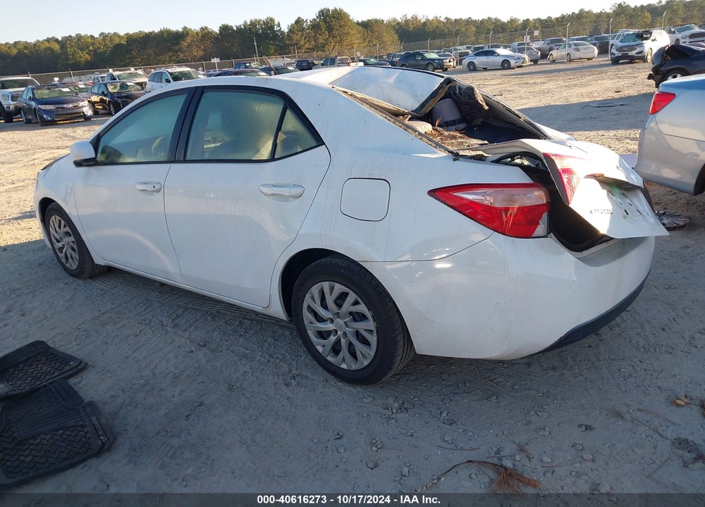2018 TOYOTA COROLLA LE VIN: 5YFBURHE0JP807336
