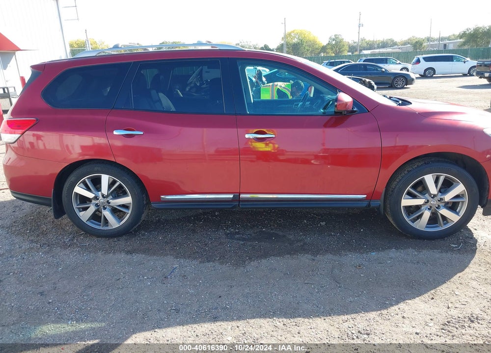 2014 NISSAN PATHFINDER PLATINUM VIN: 5N1AR2MN1EC614441