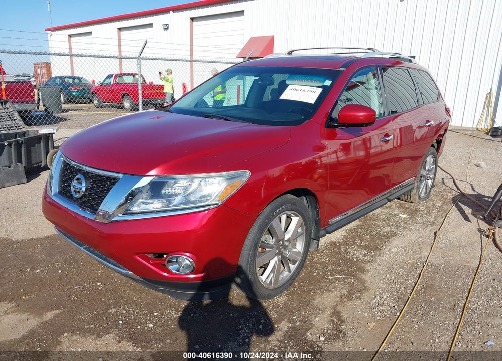 2014 NISSAN PATHFINDER PLATINUM VIN: 5N1AR2MN1EC614441