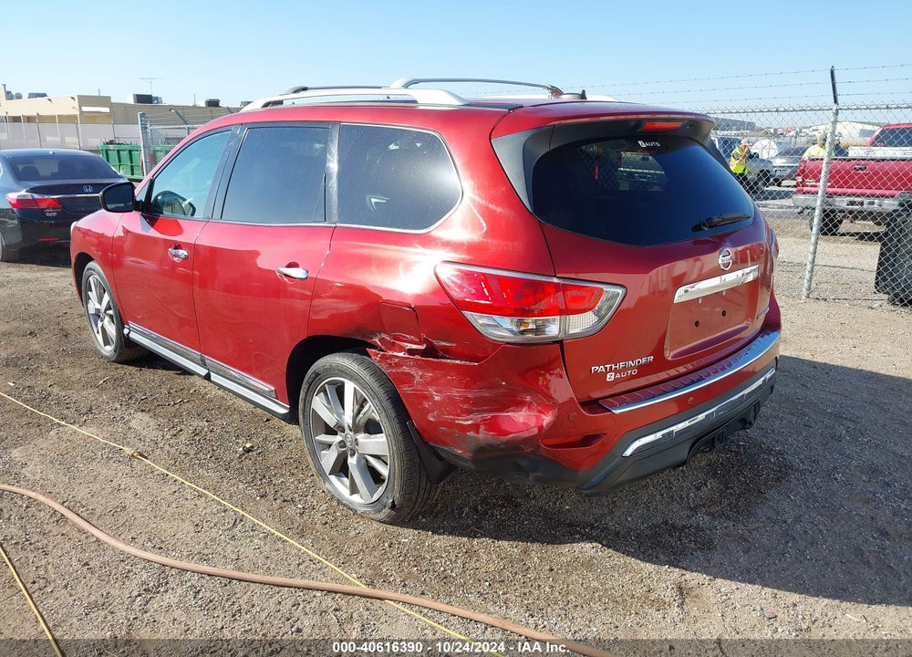 2014 NISSAN PATHFINDER PLATINUM VIN: 5N1AR2MN1EC614441